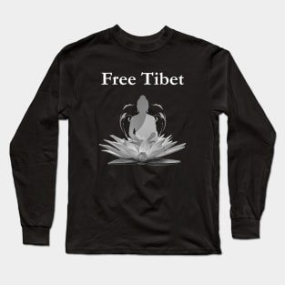 Free Tibet Movement Human Rights Activist Long Sleeve T-Shirt